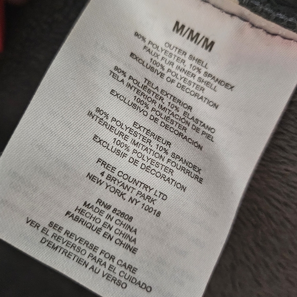 Free Country Blue HeatherJacket Medium - Picture 8 of 10